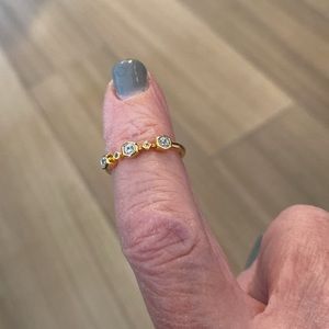 Kendra Scott 18K Davie Trio band ring